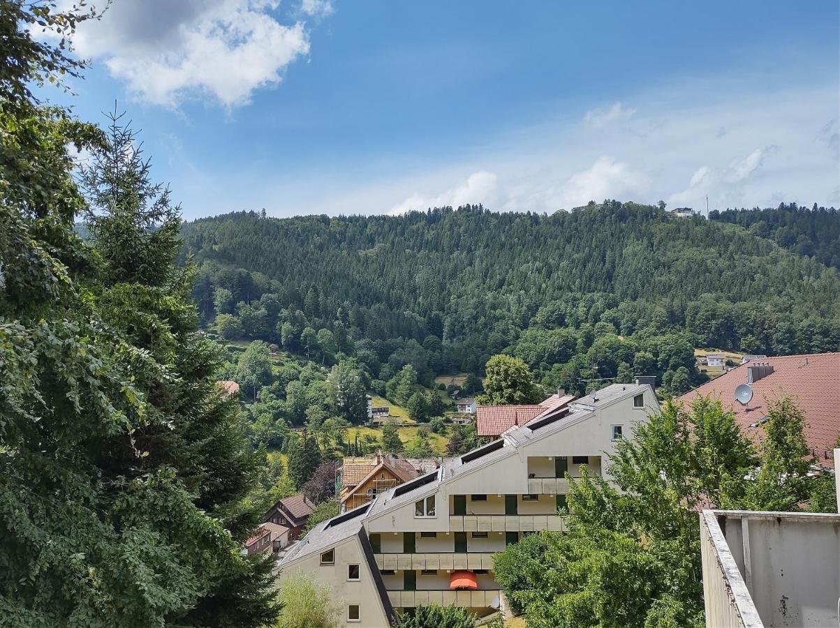 Ein-Zimmer Apartment Mit Aussicht Bad Wildbad Exterior foto